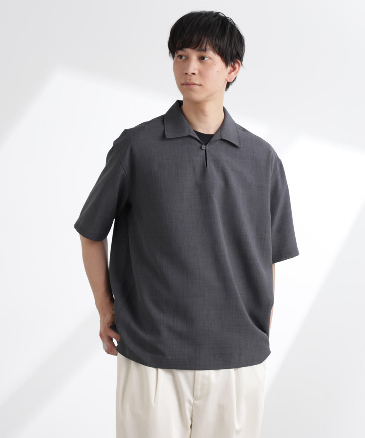 ライトウェイト ドライ スキッパー シャツ 半袖(セットアップ可)