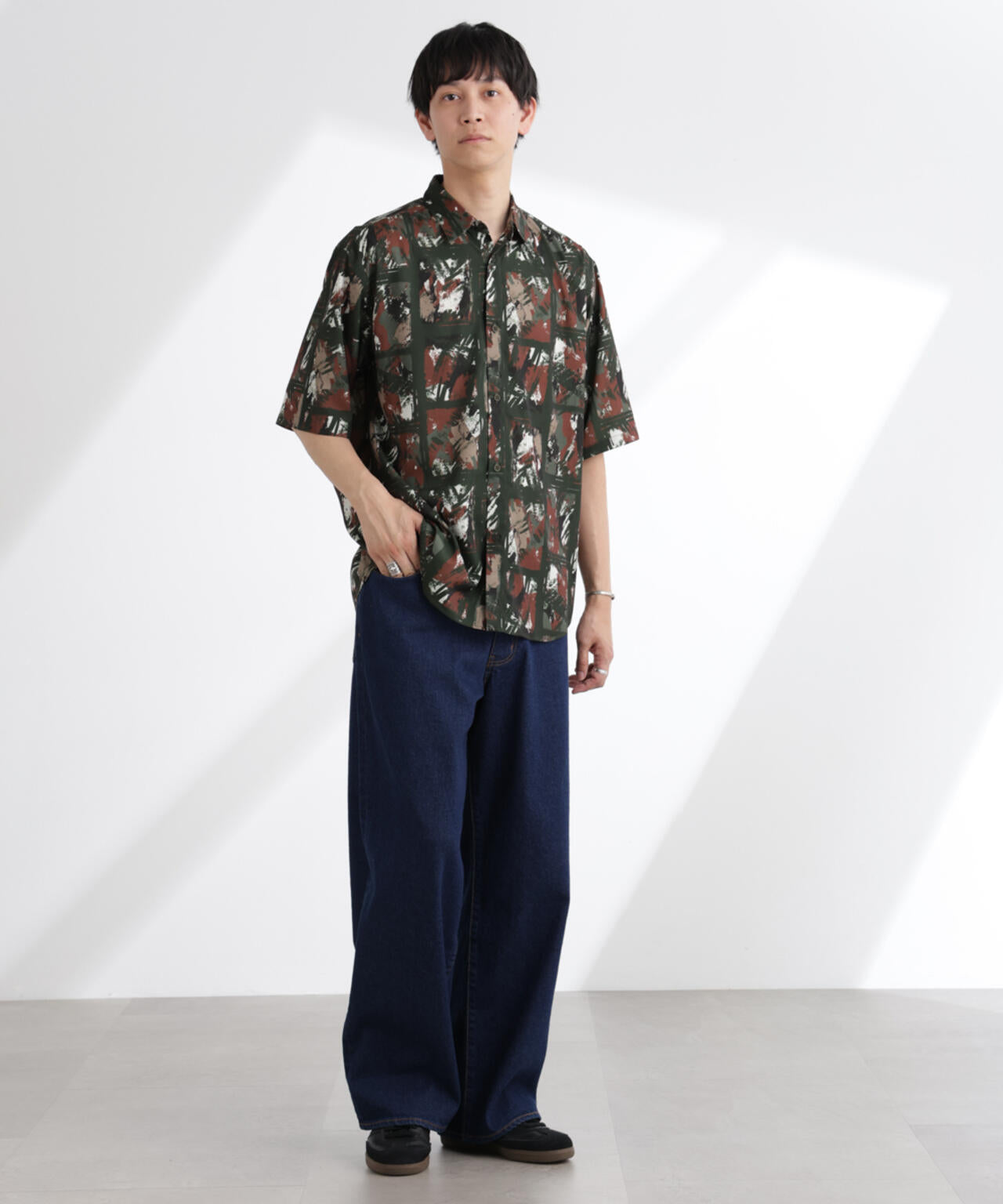 69SLAM☆LOVEPARD FELIX LIGHT SHIRT レーヨン 半袖 シャツ セール 30%OFF】【Champion】ショート丈半袖Tシャツ(505284969