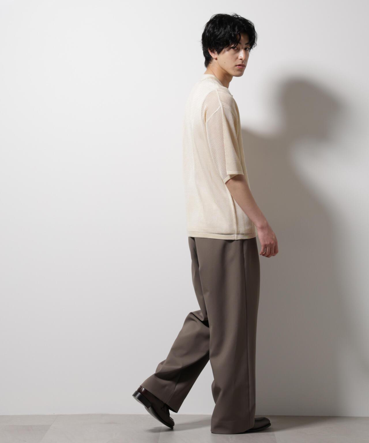 Momentel 半袖シャツ 送料無料】メンズ 男性 服 トップス 薔薇刺繍ドルマンスリーブ