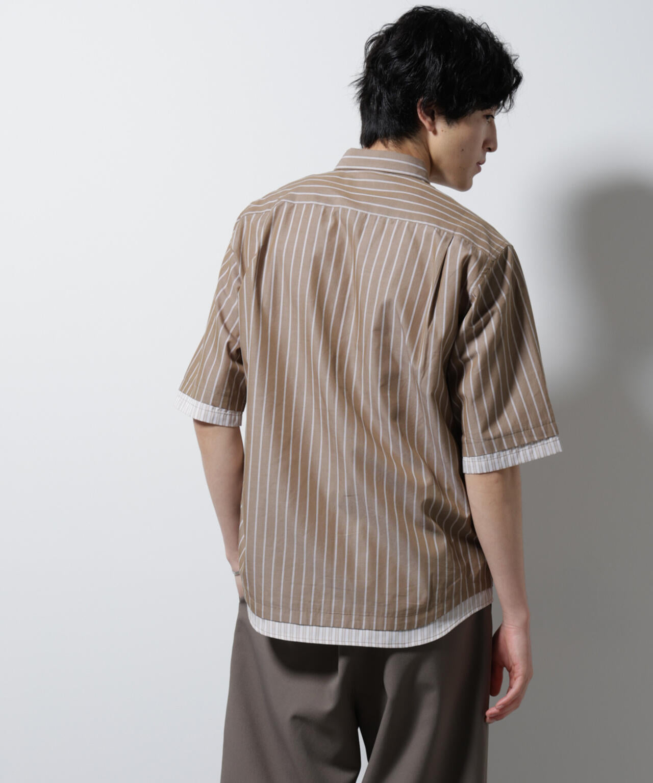 クレイジーストライプシャツ 半袖 １ 6725121230