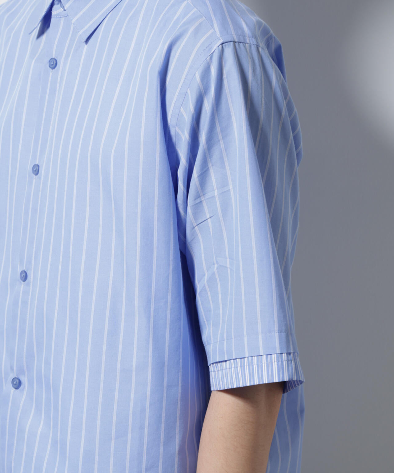 クレイジー ストライプシャツ 半袖 1