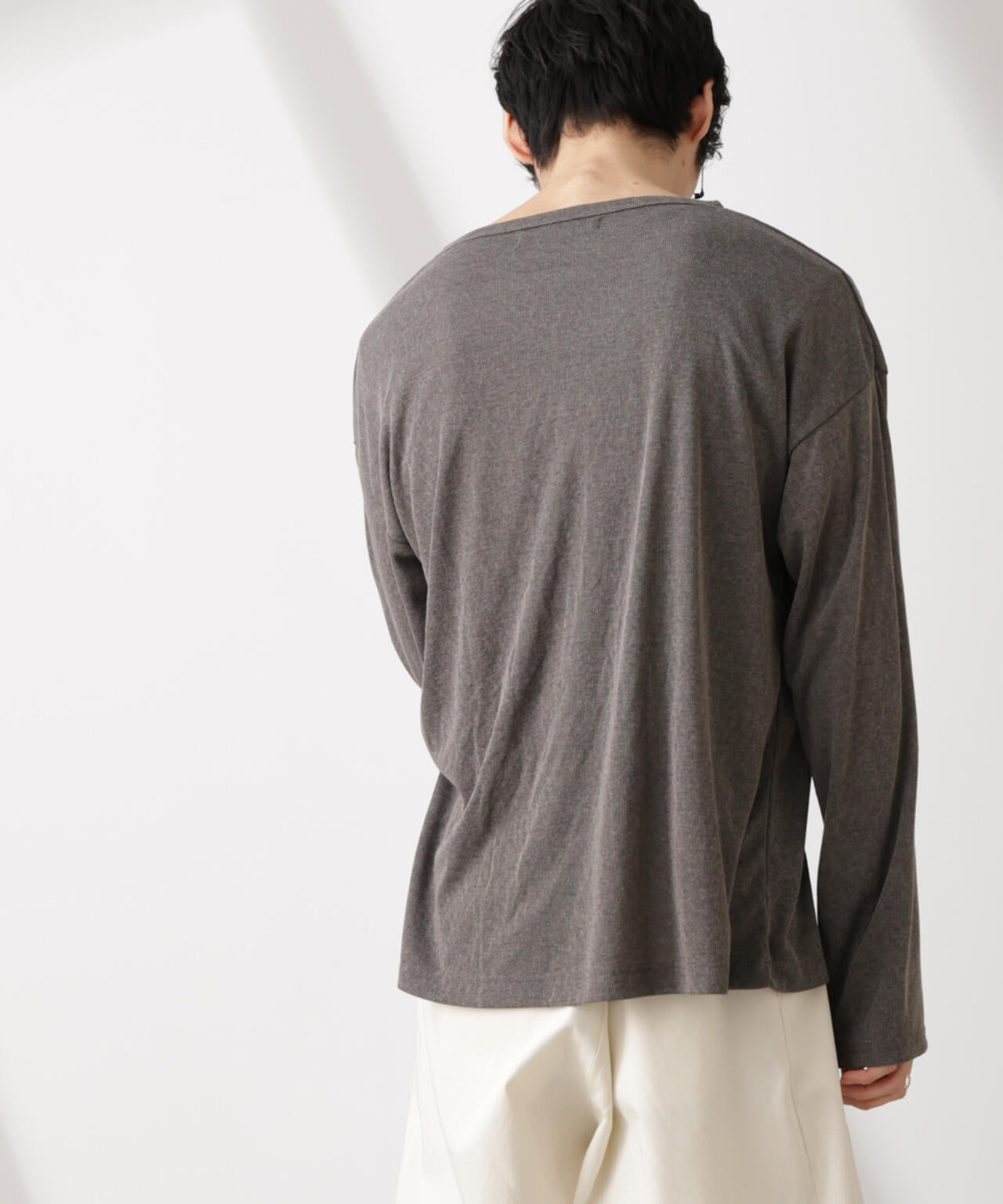 WEB限定/セミシアークルーネックプルオーバー 長袖 6725123210