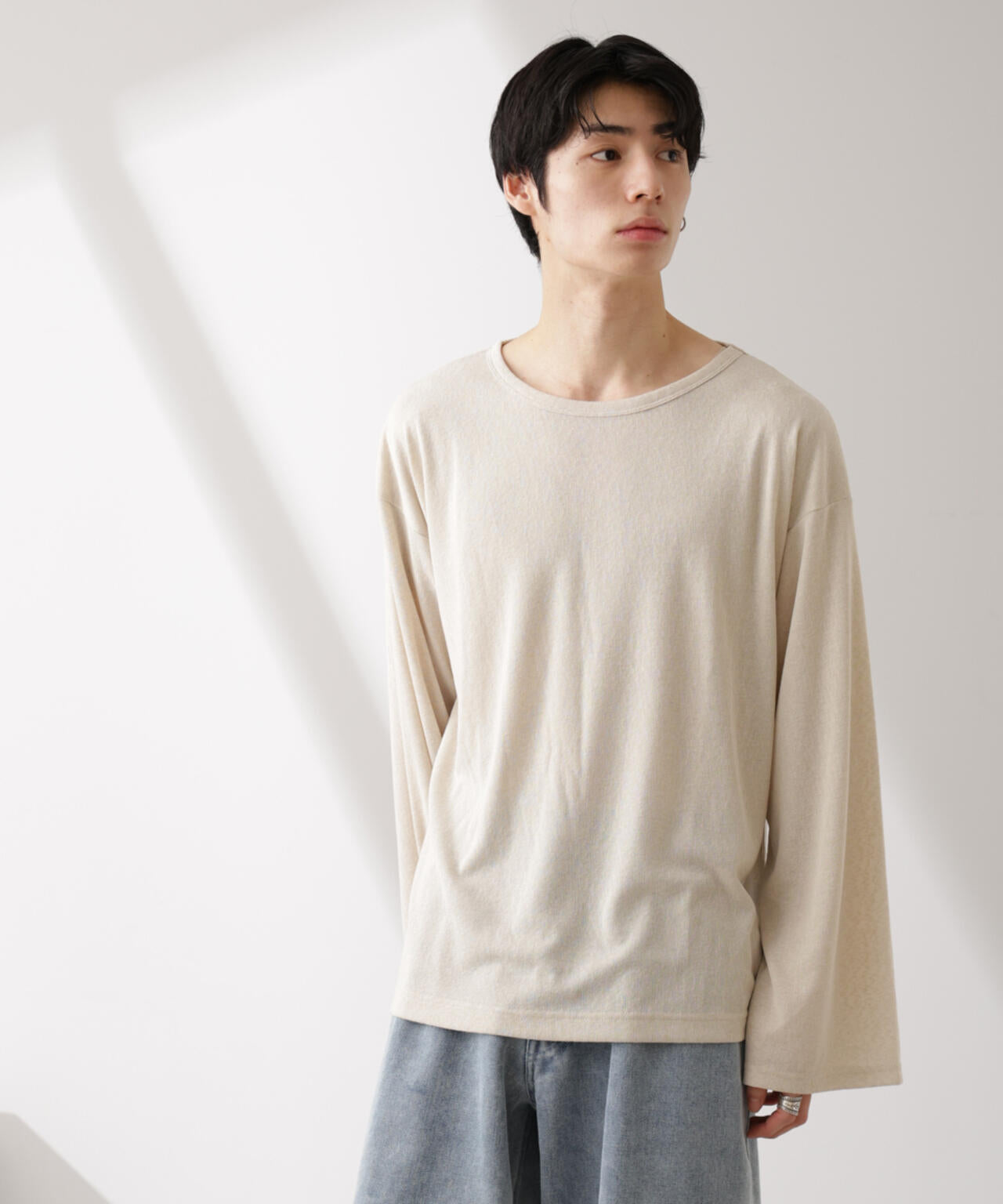 WEB限定/セミシアークルーネックプルオーバー 長袖 6725123210