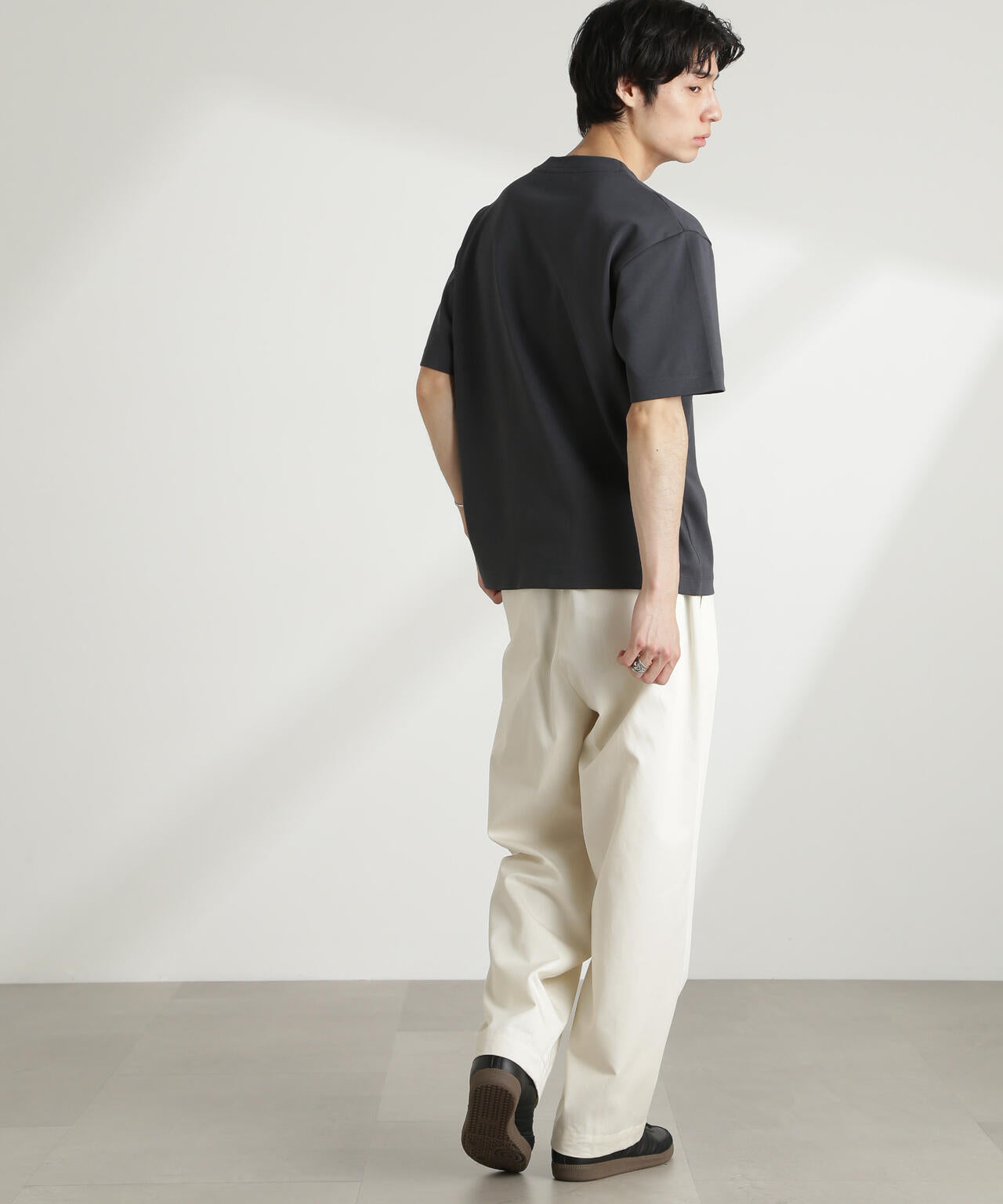 ダブルスムース クルーネック BIG Tシャツ 半袖