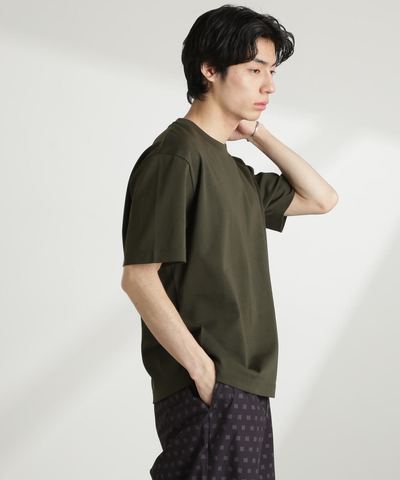 ダブルスムース クルーネック BIG Tシャツ 半袖