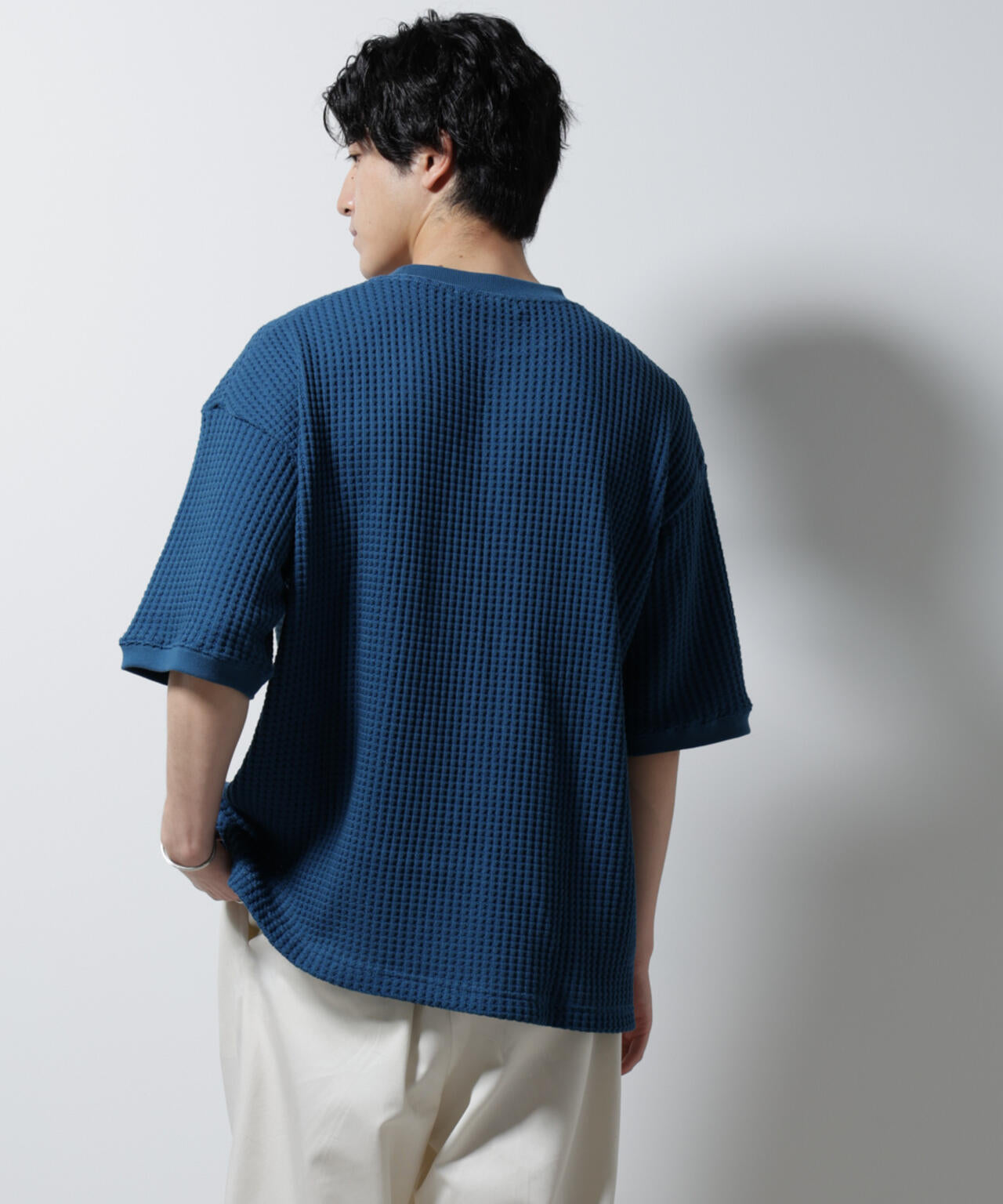 オニワッフルビッグTシャツ 五分袖 6725124216