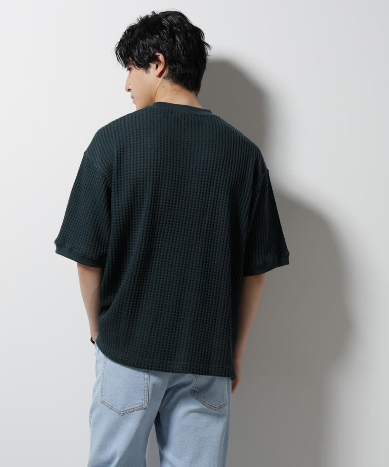 オニワッフルビッグTシャツ 五分袖 6725124216