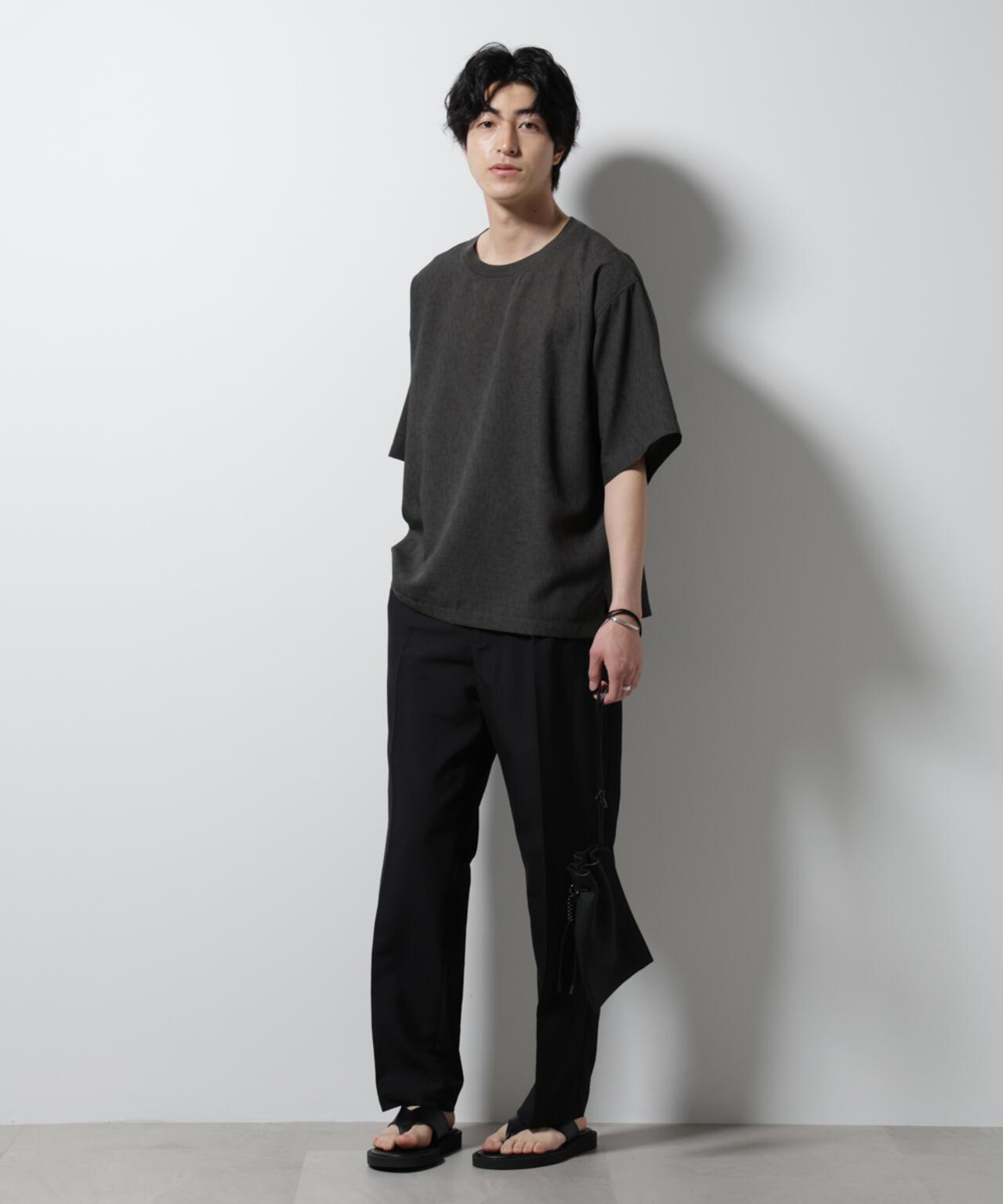 テックリネン布帛Tシャツ 半袖 6725124222