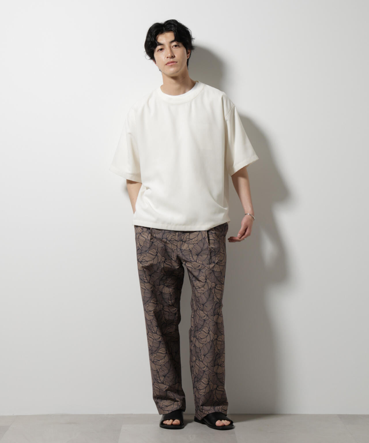 テックリネン布帛Tシャツ 半袖 6725124222
