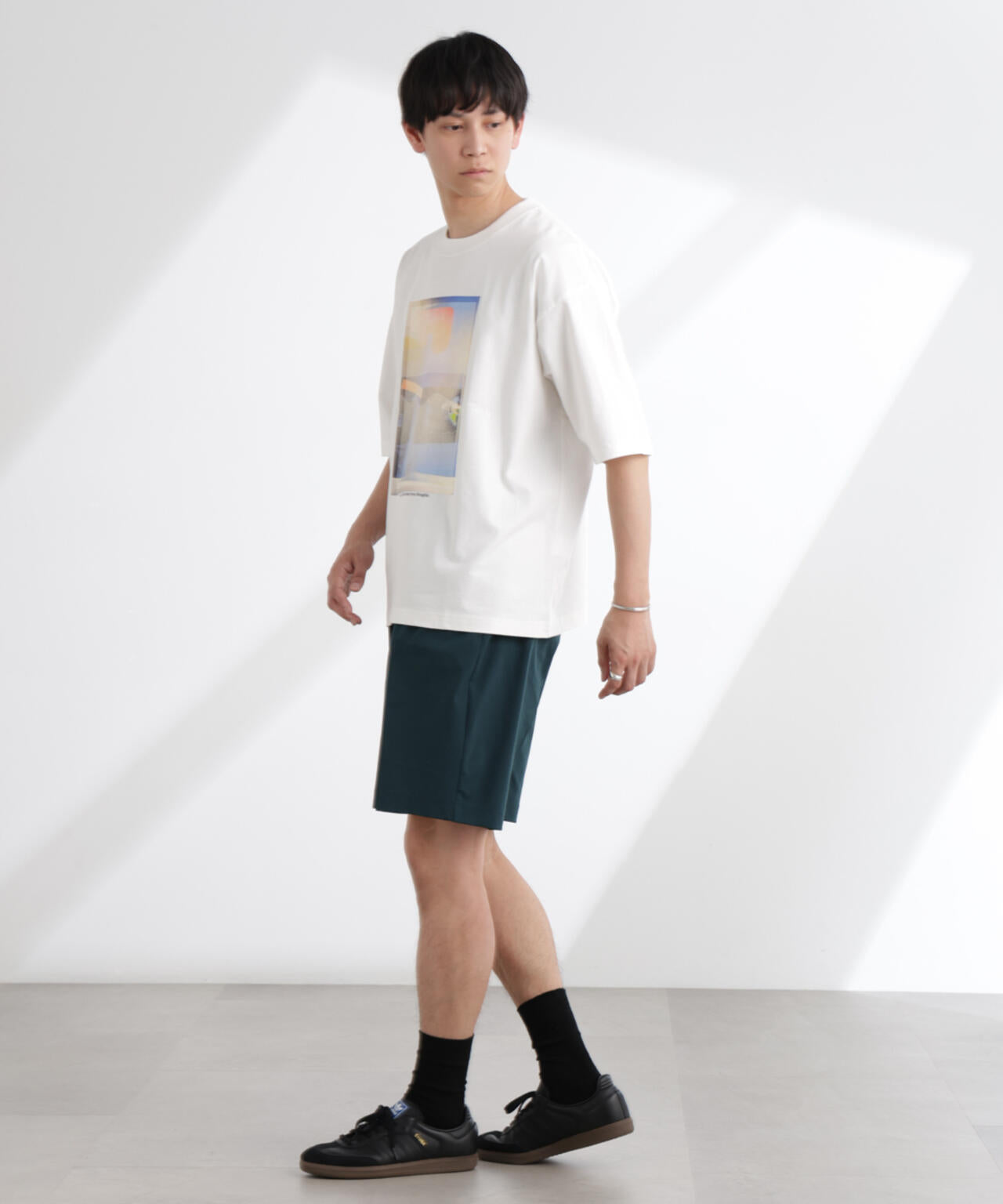 「MOFFISIE」1.0オリジナルプリント Tシャツ 半袖 6725124225