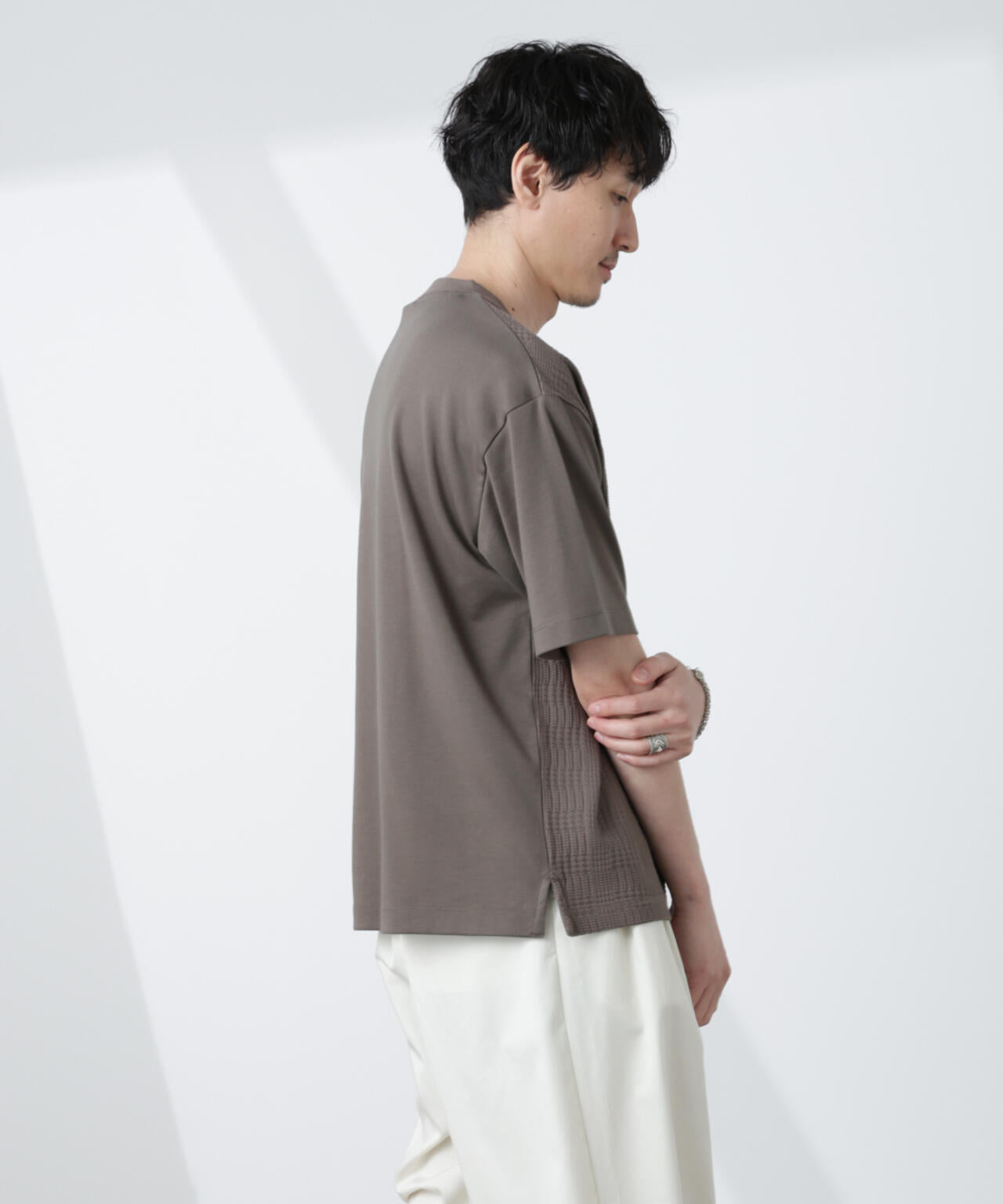 リンクスジャガードコンビTシャツ 6725124228