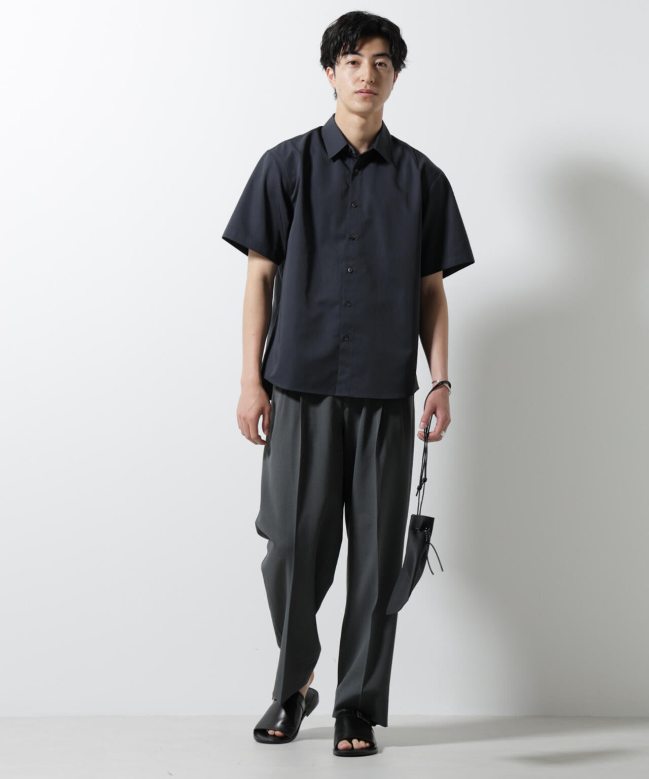 TWOWUS スラックス ハイツイスト 2タックスラックス