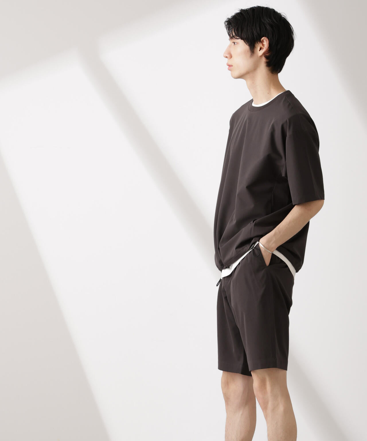 On オン　グラデーション Tシャツ & ショートパンツ セット　入手困難 グラデーションTシャツ(M ブルー): トップス｜Right-on公式