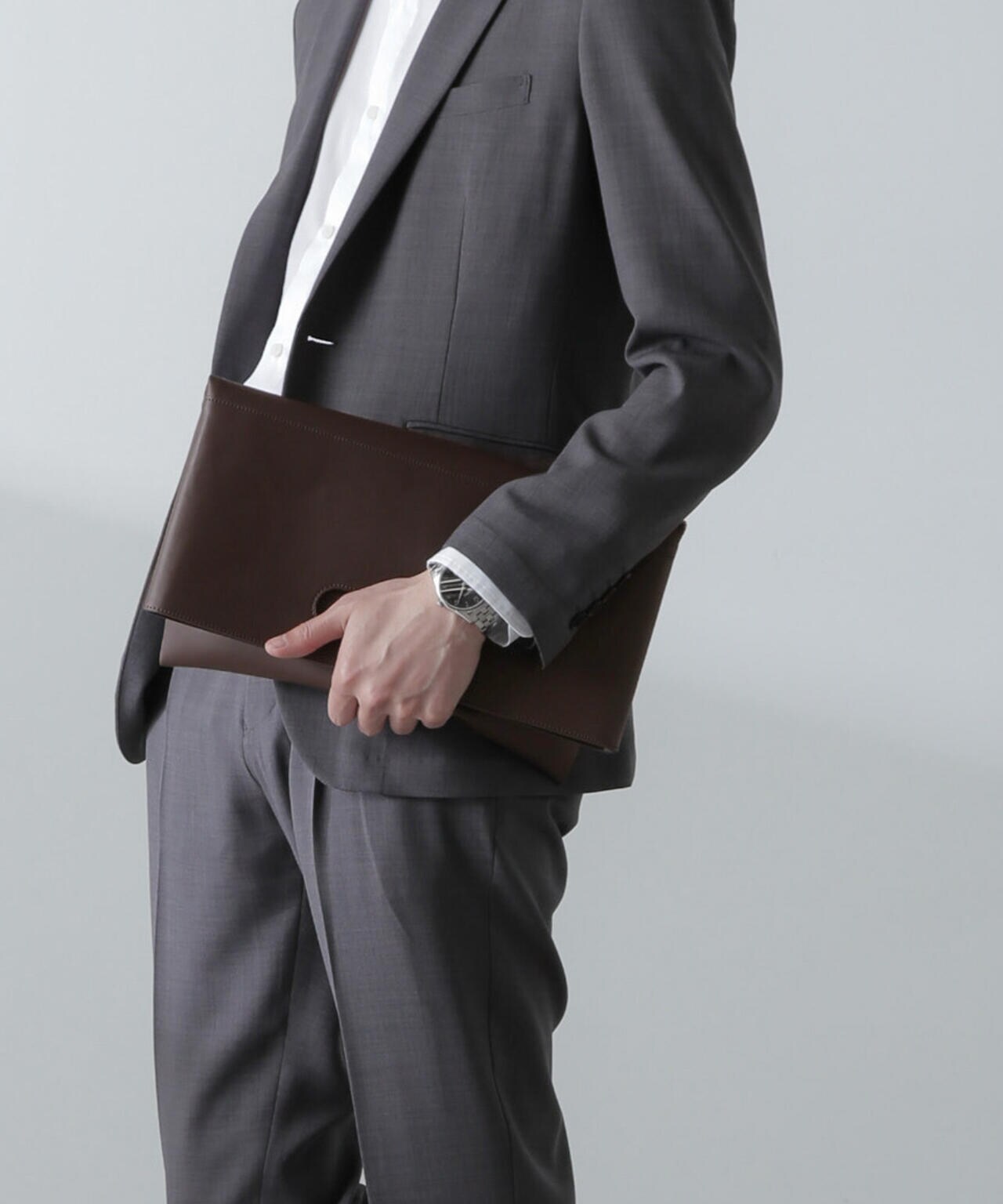 WEB限定 / シンセティック レザー 2WAY クラッチ バッグ