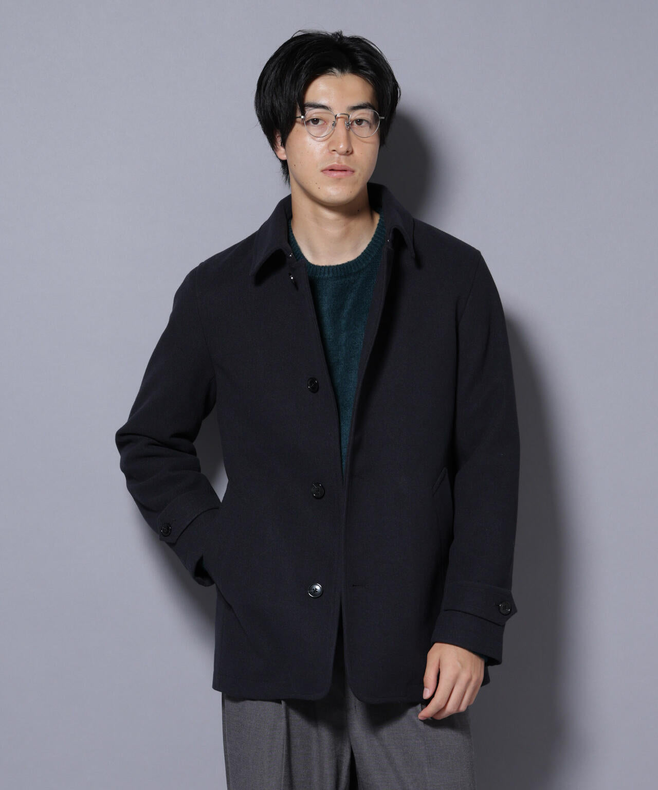 ナノユニバース（NANO universe）/テックメルトンシングルコート テックメルトンシングルコート