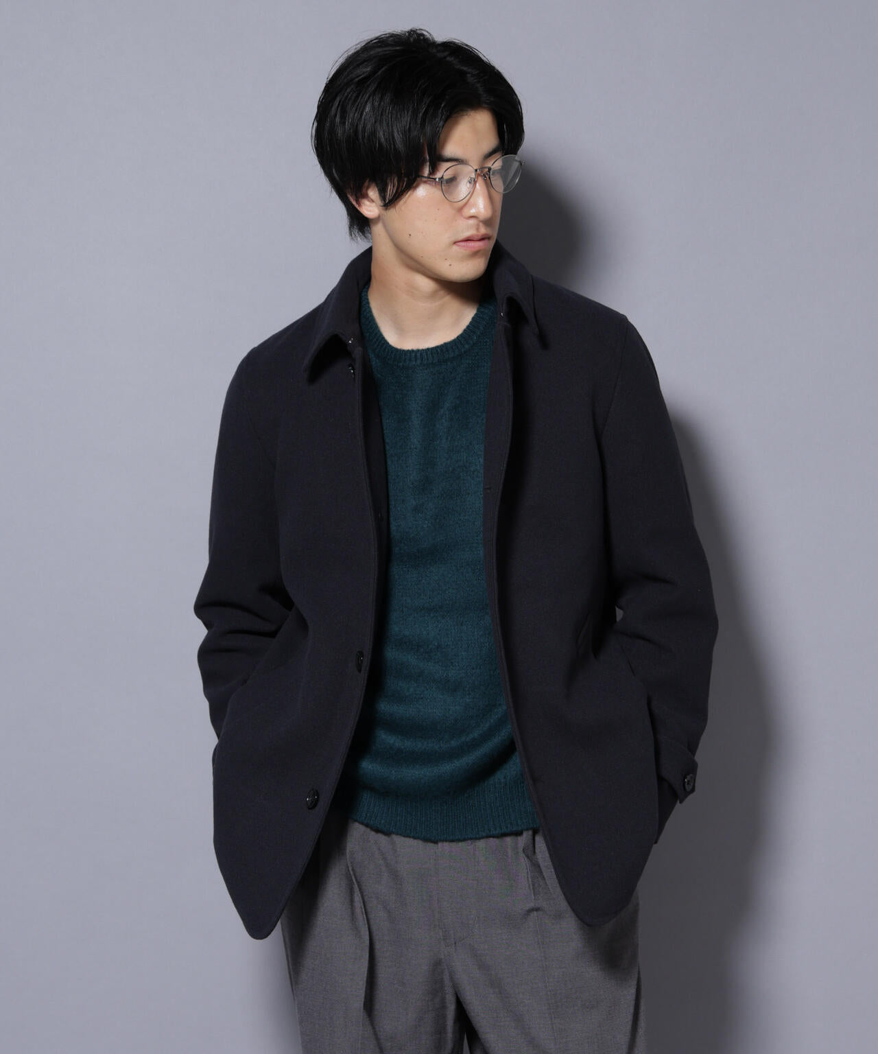 テックメルトンシングルコート