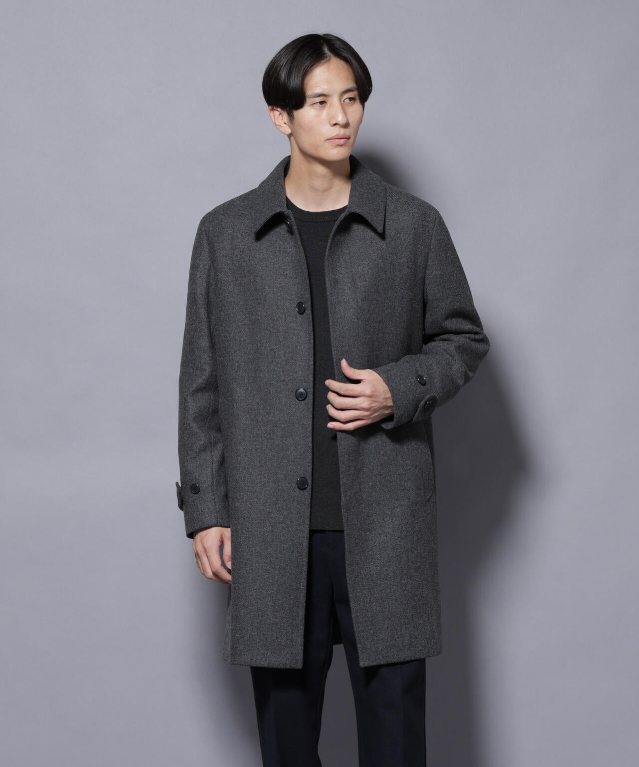 noble メルトンコート メルトンスタンドカラーオーバーコート | ノーブル(Noble