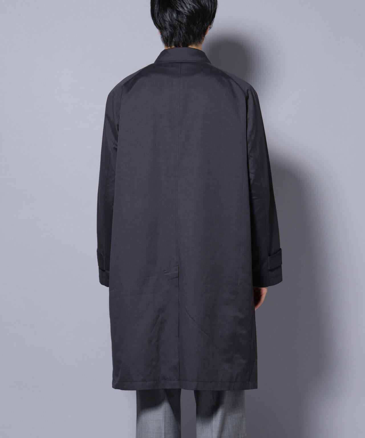 セール！！NANO universe ピーチタフタバルカラーコート NANO universe