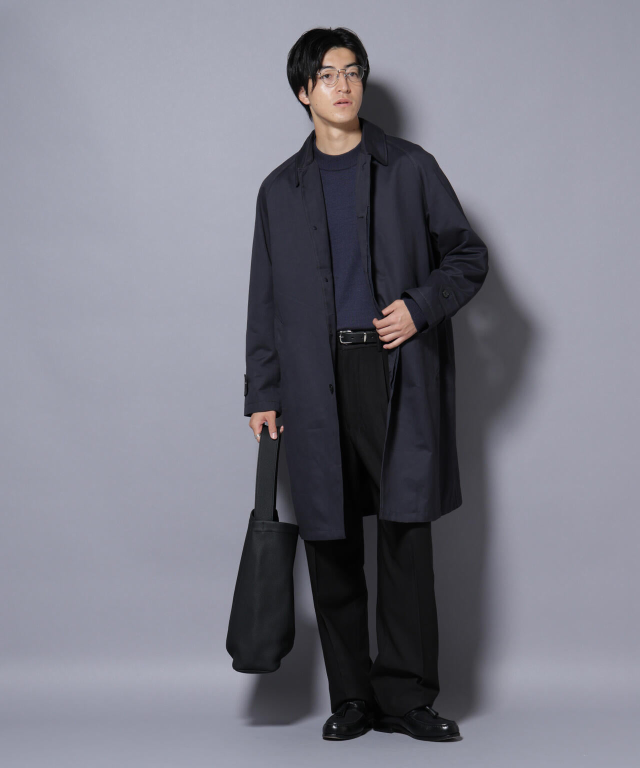 【新品】nano universe テックカルゼバルカラーコート ネイビー XL 新品】nano universe テックカルゼバルカラーコート ネイビー XL