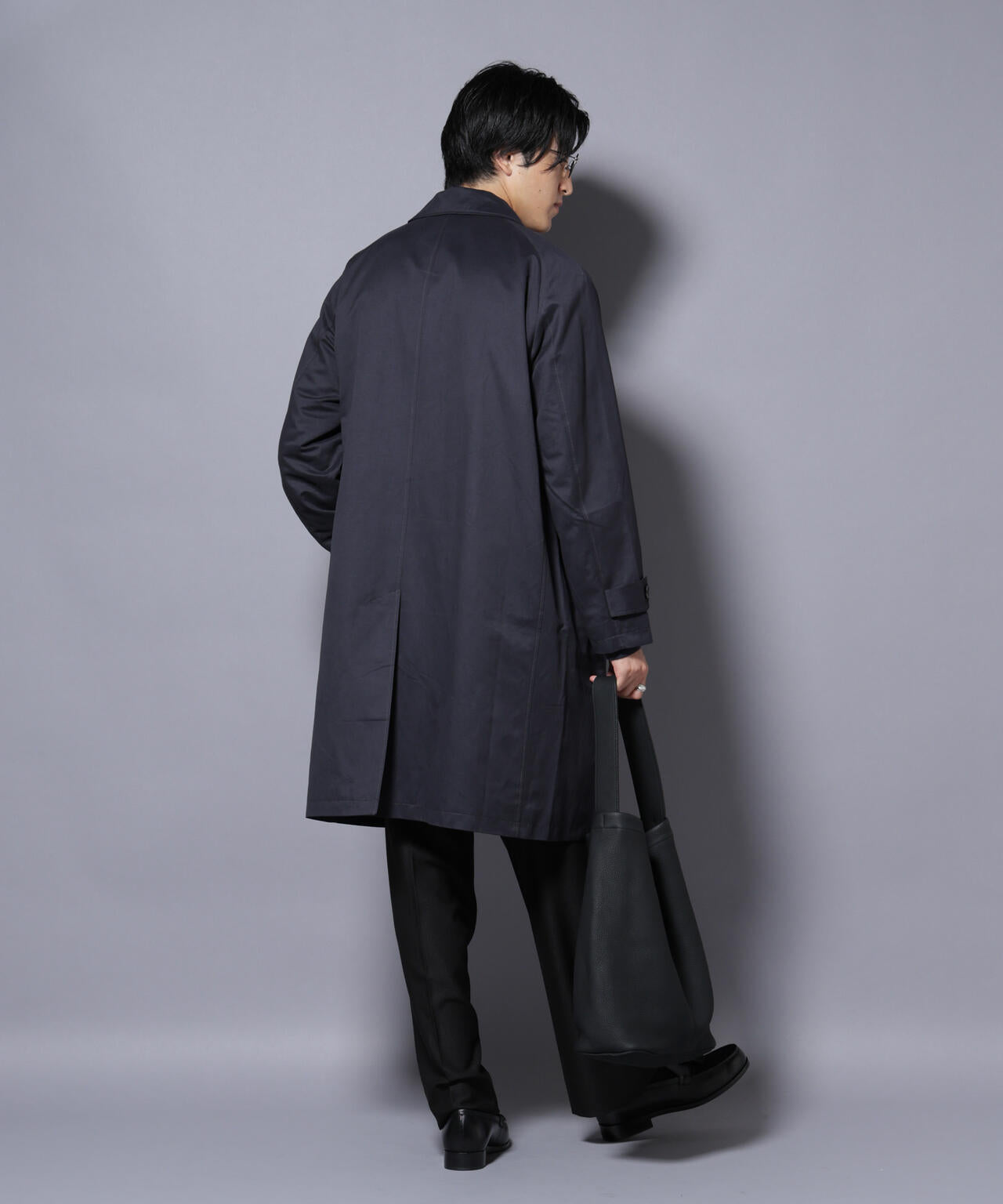 nano library ネイビー　ポロコート nano library ネイビー ポロコート 紺のポロコートが完成しま