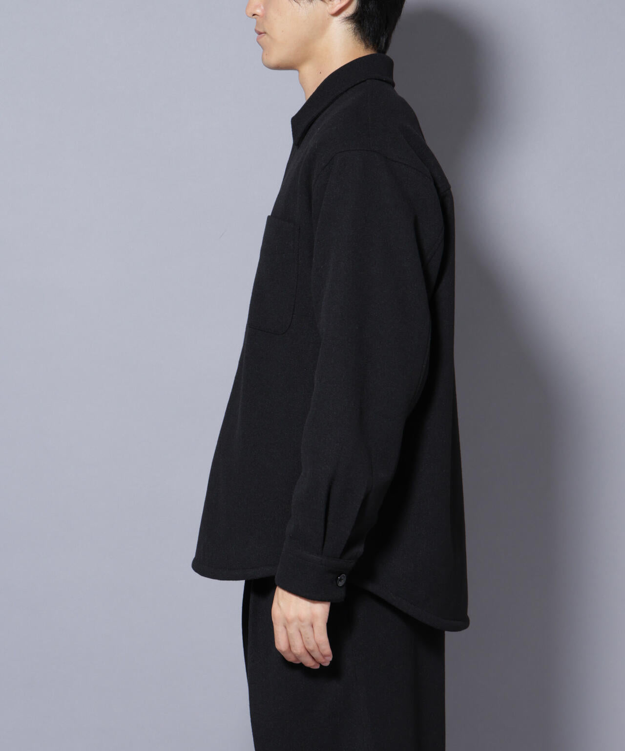 テックメルトンシャツブルゾン