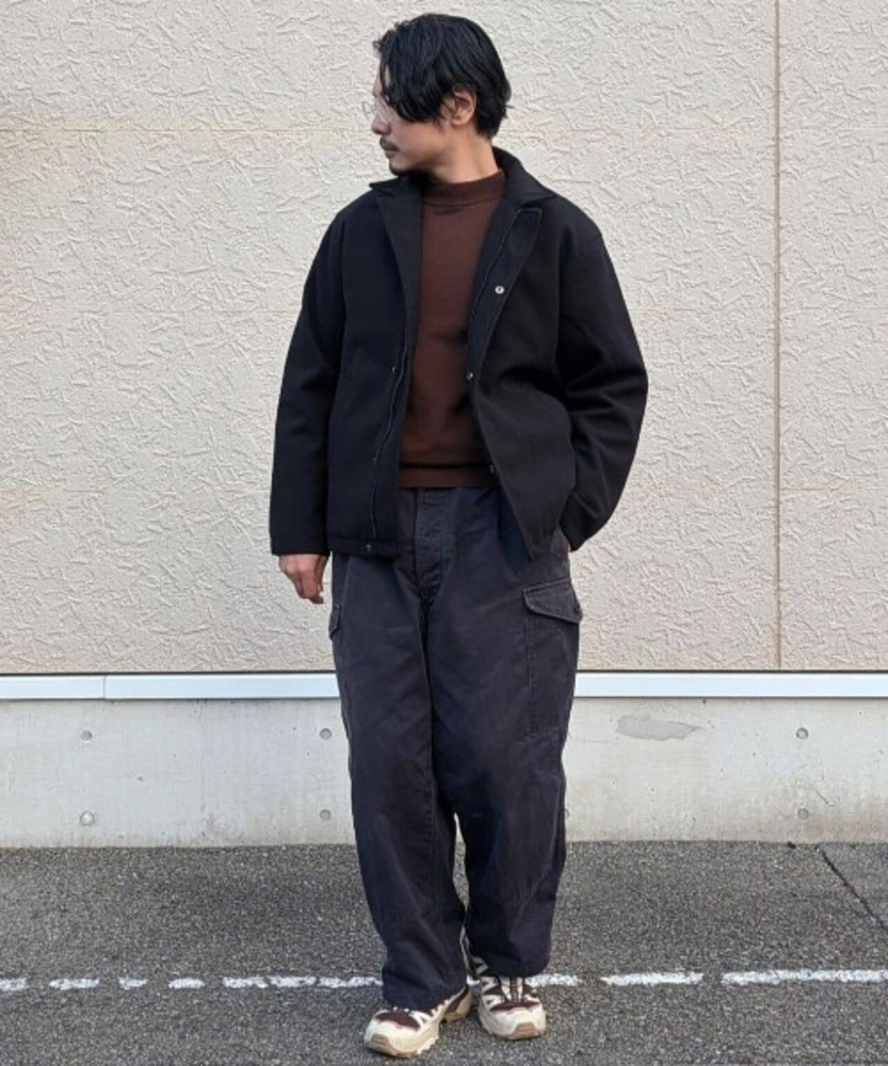 テックメルトンショートブルゾン