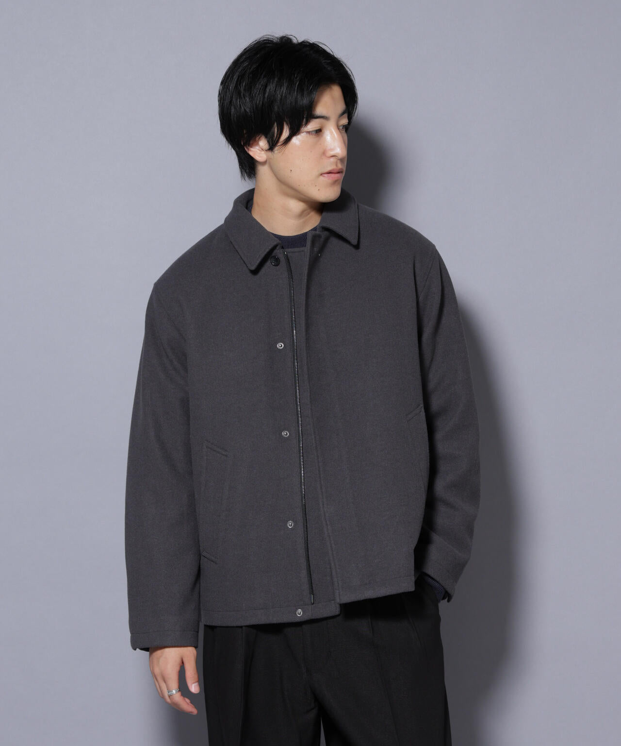 COMMON/DIVISOR ショートブルゾン テックメルトンショートブルゾン