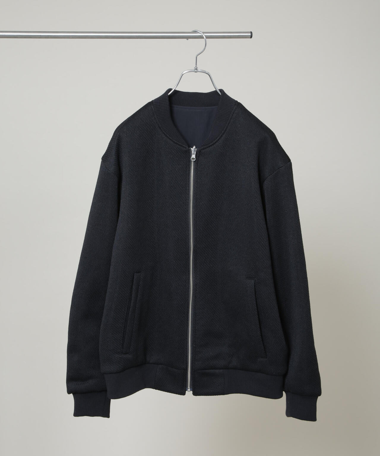 ニットフリースZIPブルゾン(セットアップ可)
