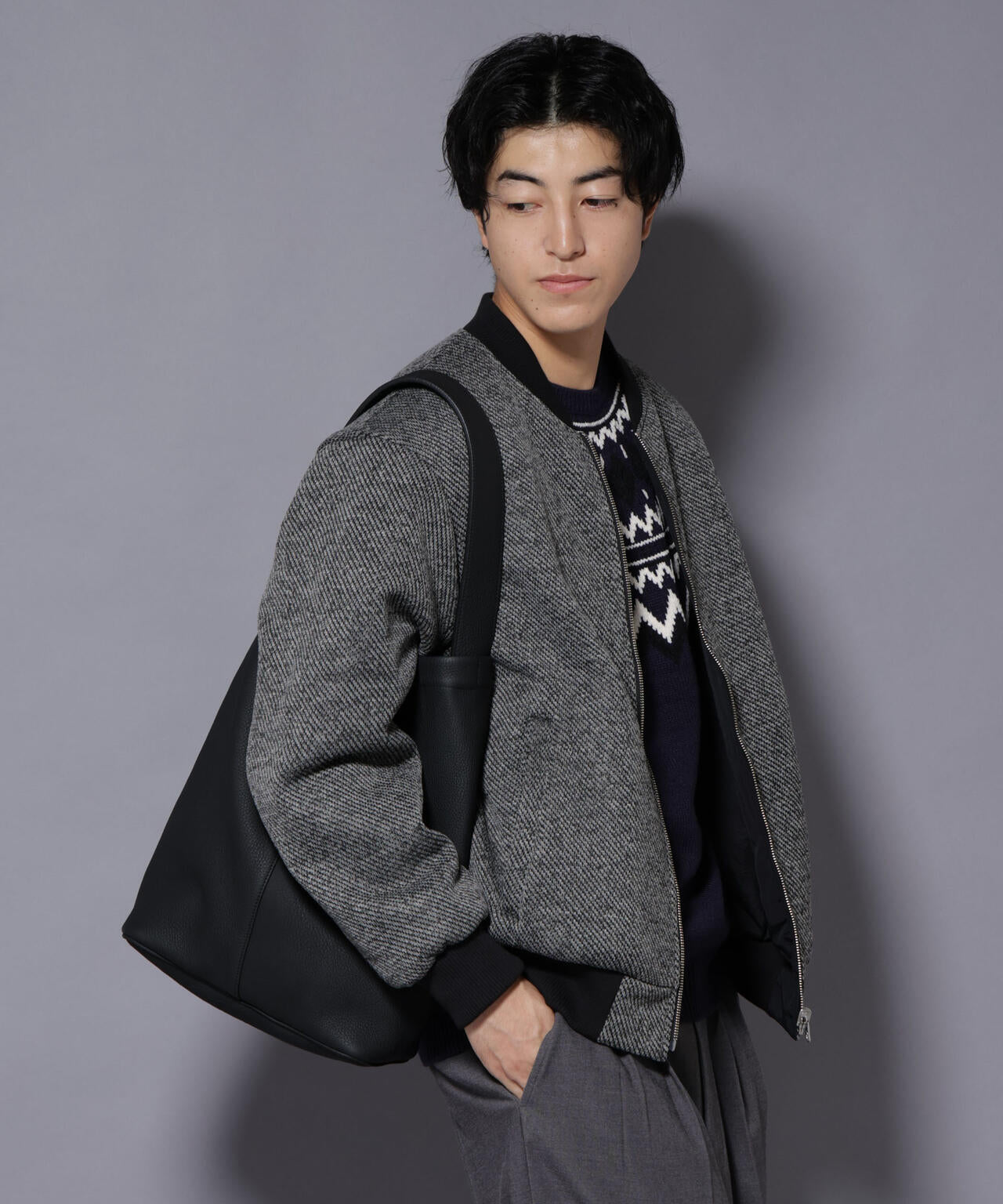 新品 ラッセルノ マイクロ フリース ブルゾン セットアップ ブラック L 5 XcXaC8BfowED.jpg?width=768