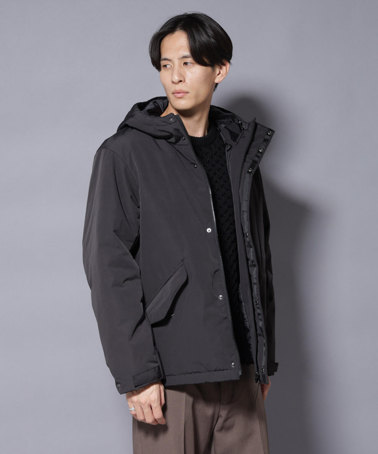 ミリタリー中綿ブルゾン