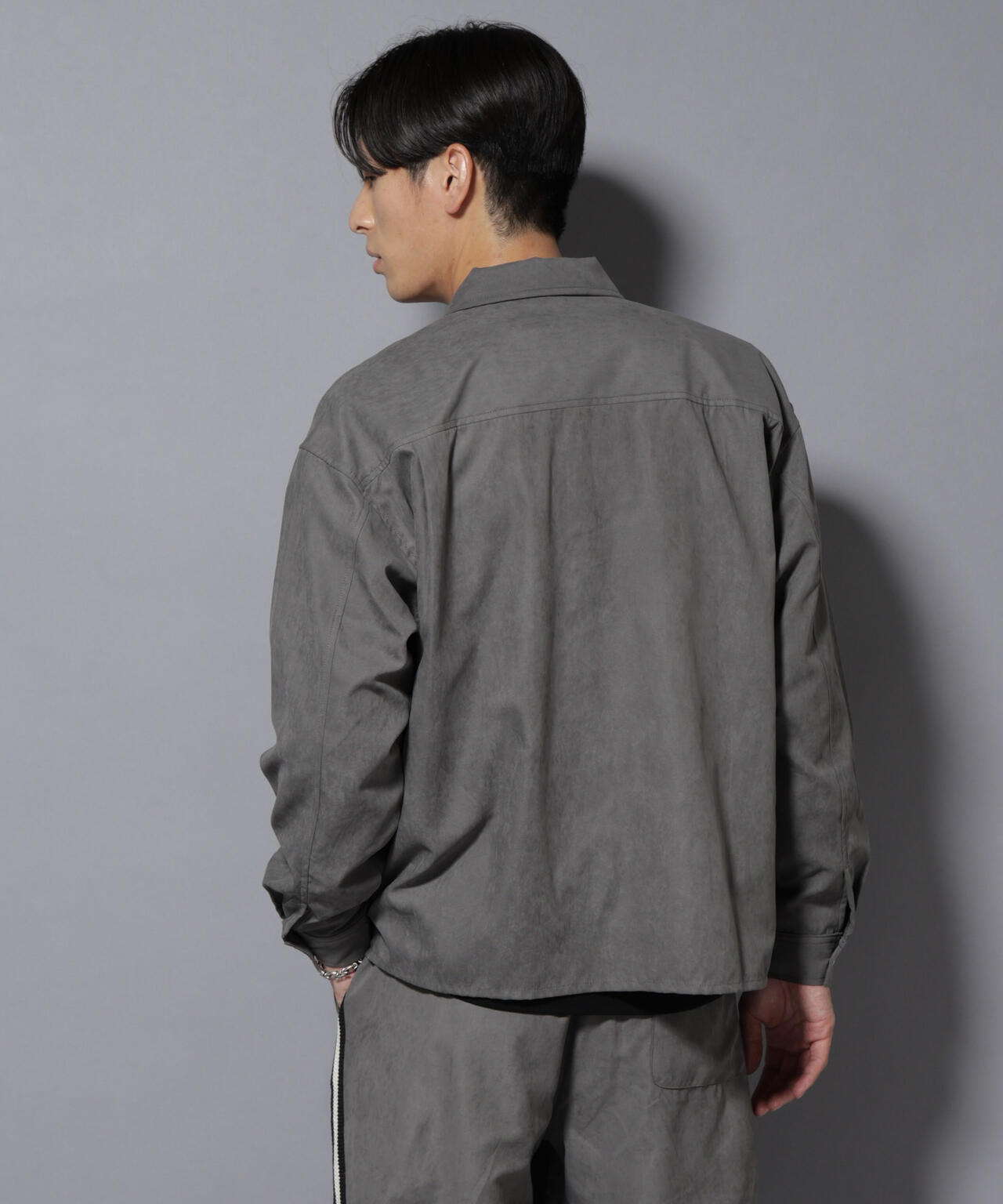 NORMANBROS別注ワイドポケット ピーチ起毛シャツ(セットアップ可) 6725220002