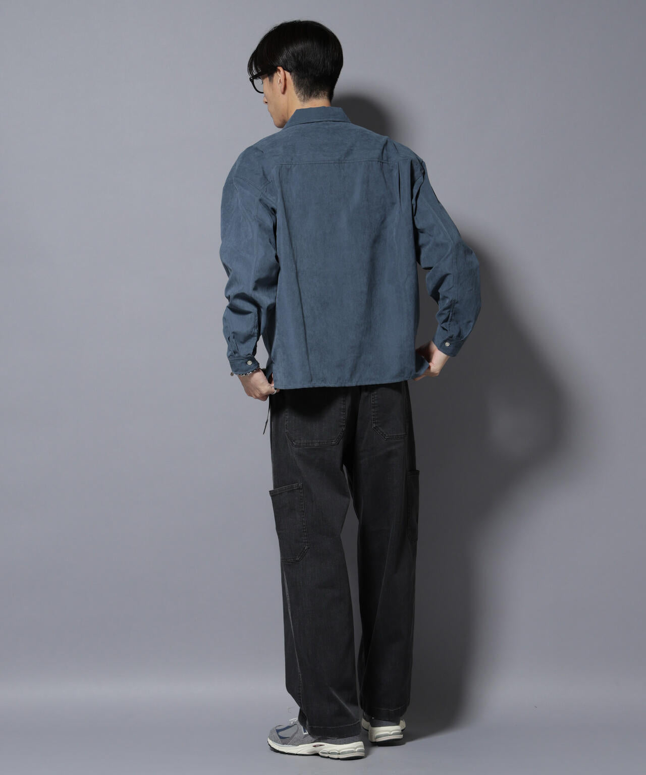 NORMANBROS別注ワイドポケット ピーチ起毛シャツ(セットアップ可) 6725220002