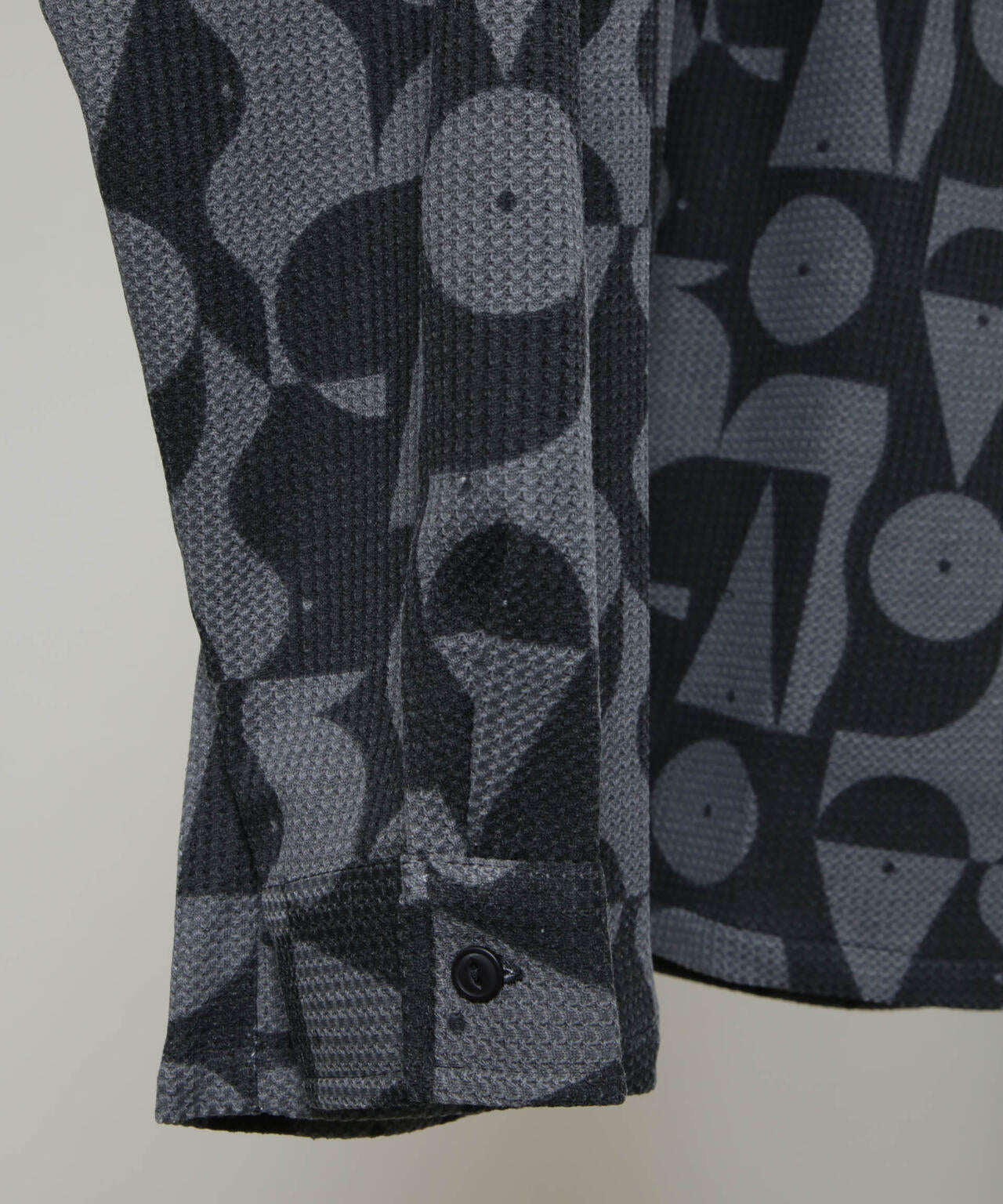 NORMANBROS別注 プリントワッフルシャツ 長袖 6725220003