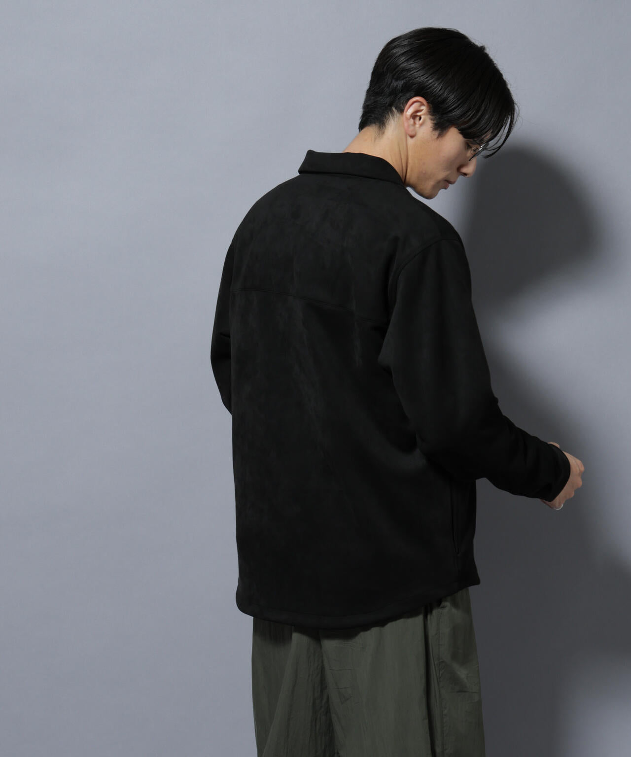 フェイクスエードシャツ 長袖 6725220203