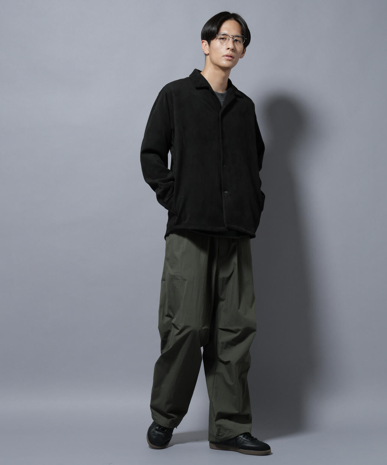 フェイクスエードシャツ 長袖 6725220203