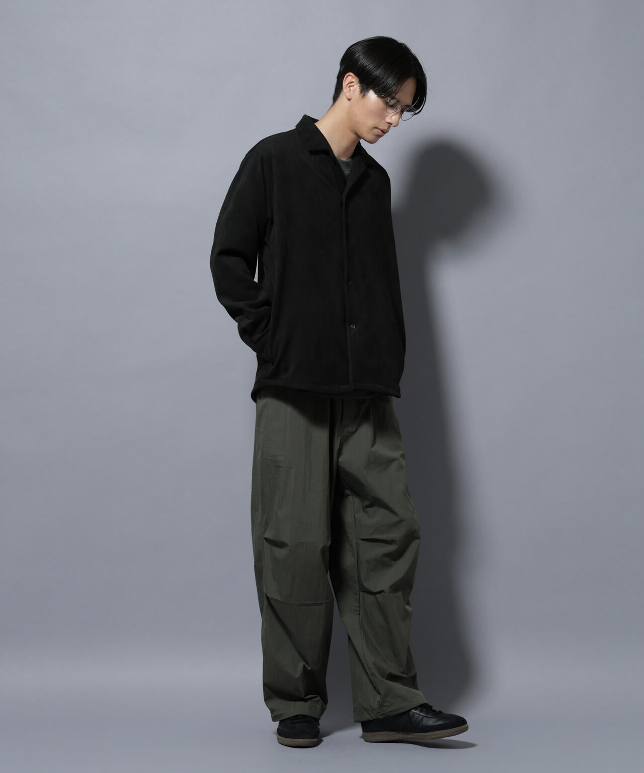 フェイクスエードシャツ 長袖 6725220203