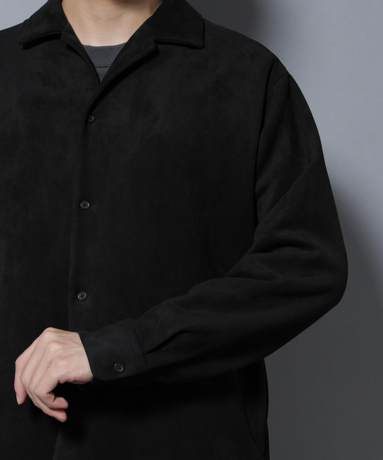フェイクスエードシャツ 長袖 6725220203
