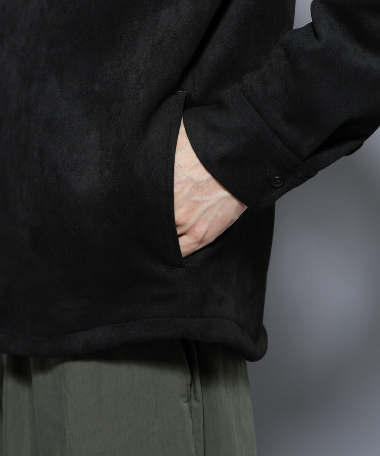 フェイクスエードシャツ 長袖 6725220203