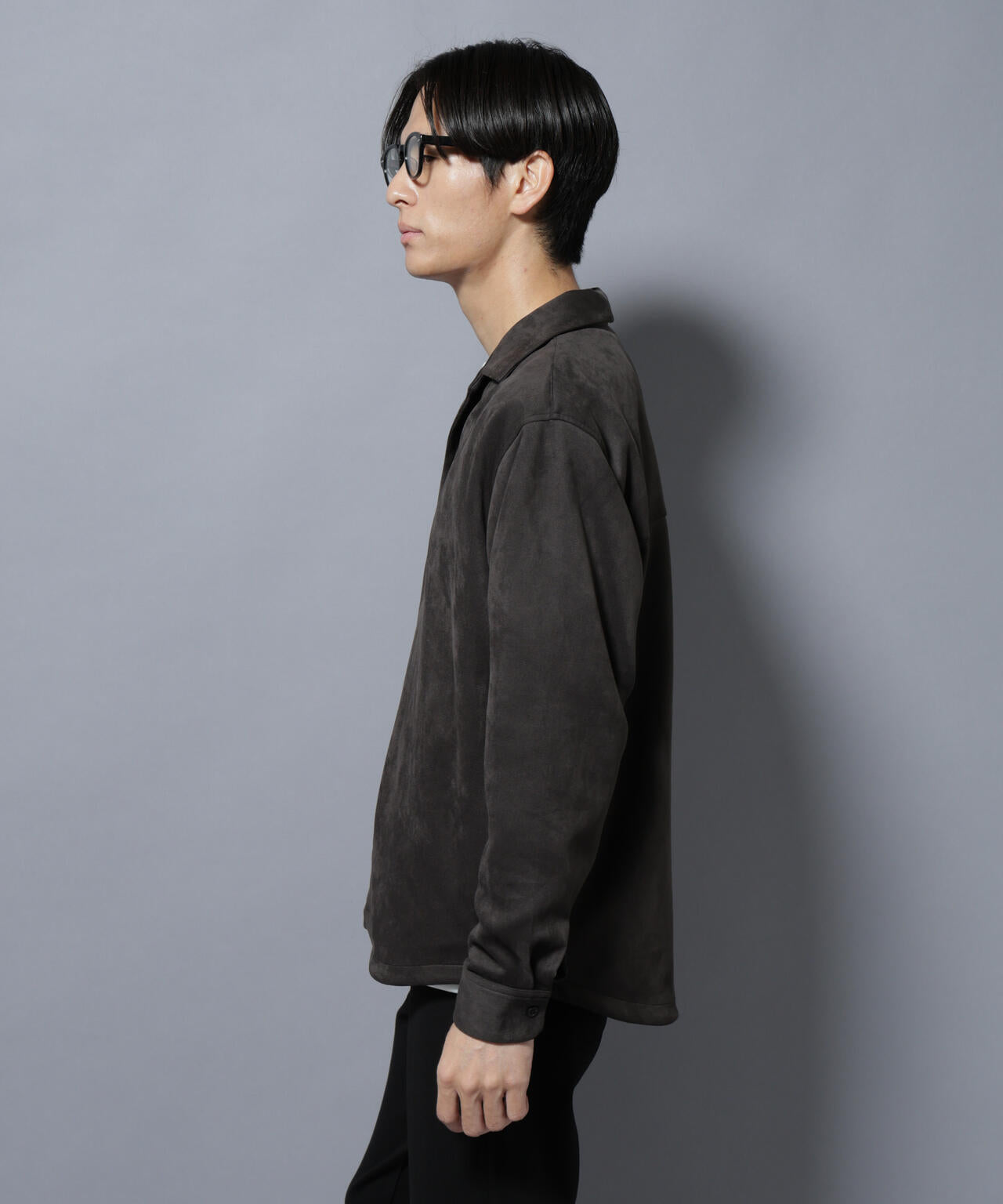 フェイクスエードシャツ 長袖 6725220203