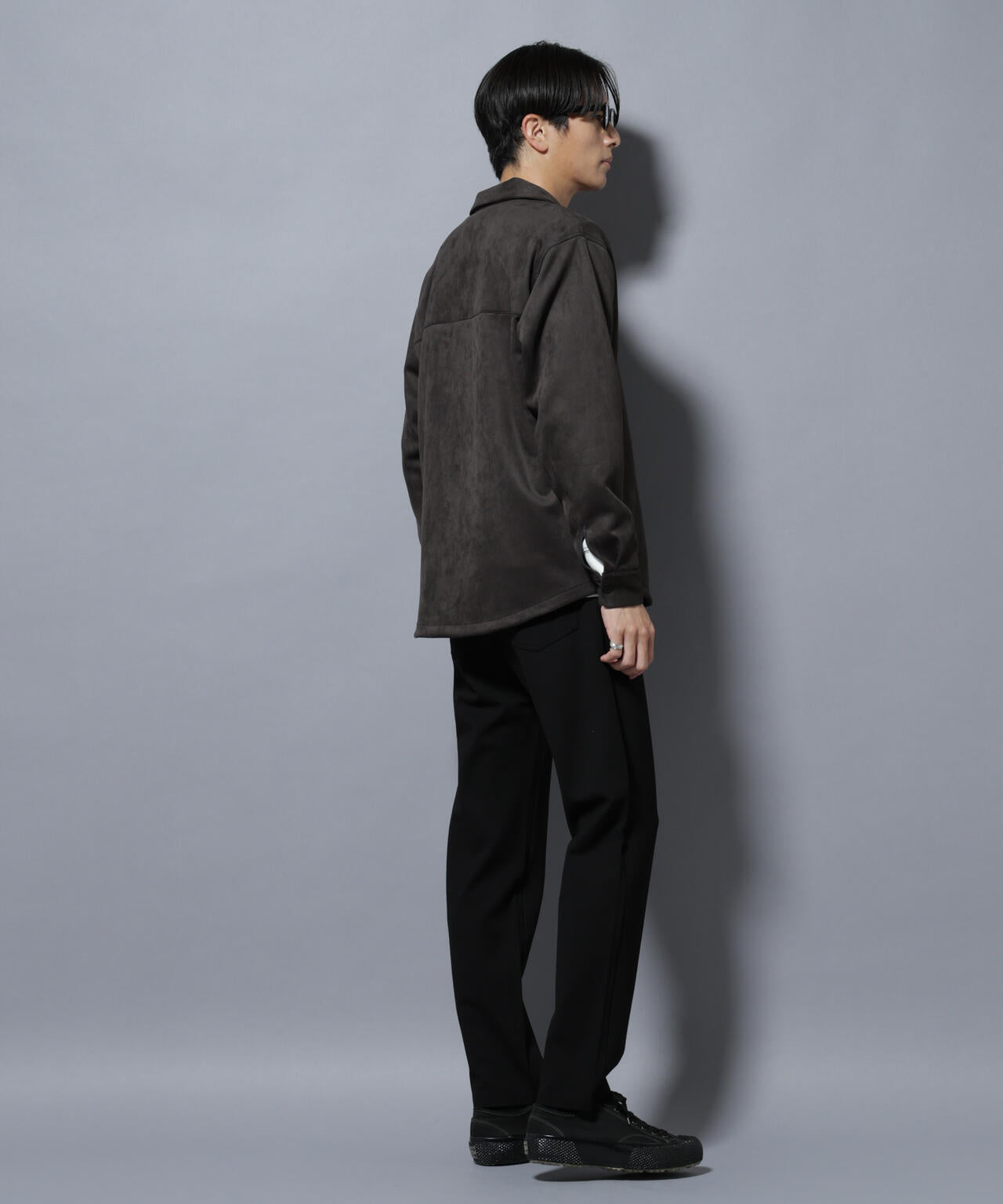 フェイクスエードシャツ 長袖 6725220203