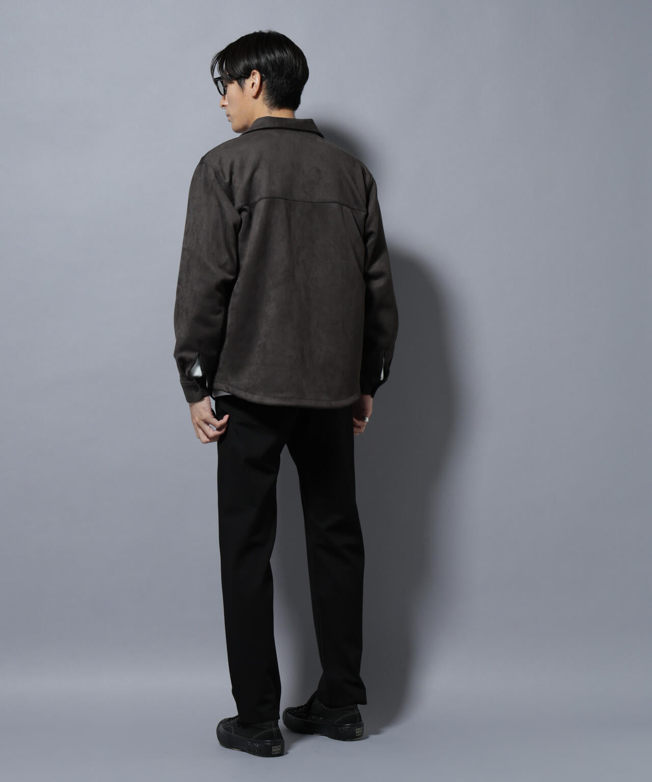 フェイクスエードシャツ 長袖 6725220203