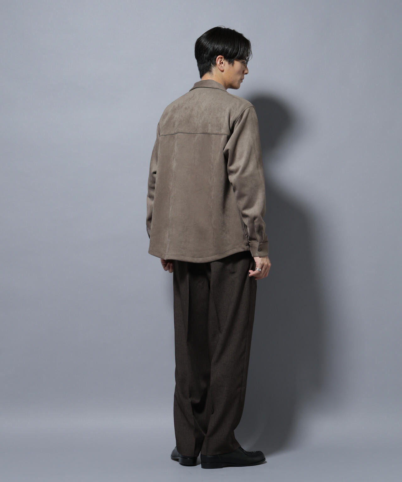 フェイクスエードシャツ 長袖 6725220203