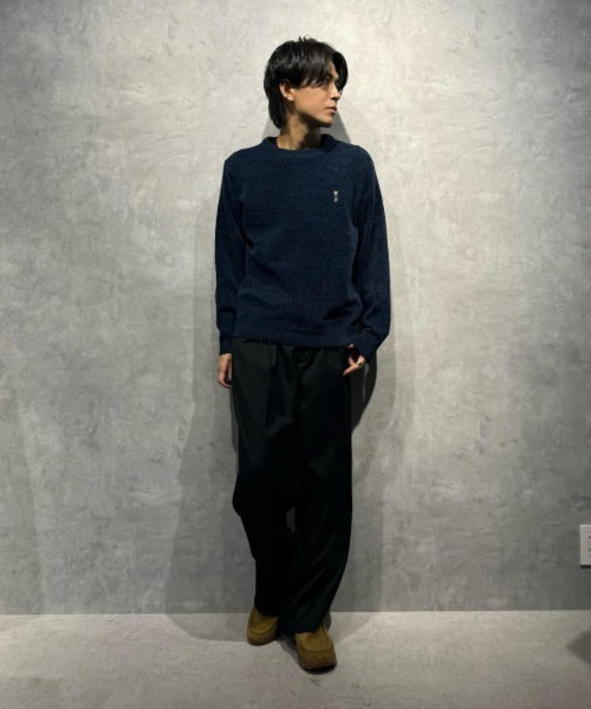 ナノベアモールニットクルーネック 1 6725222201