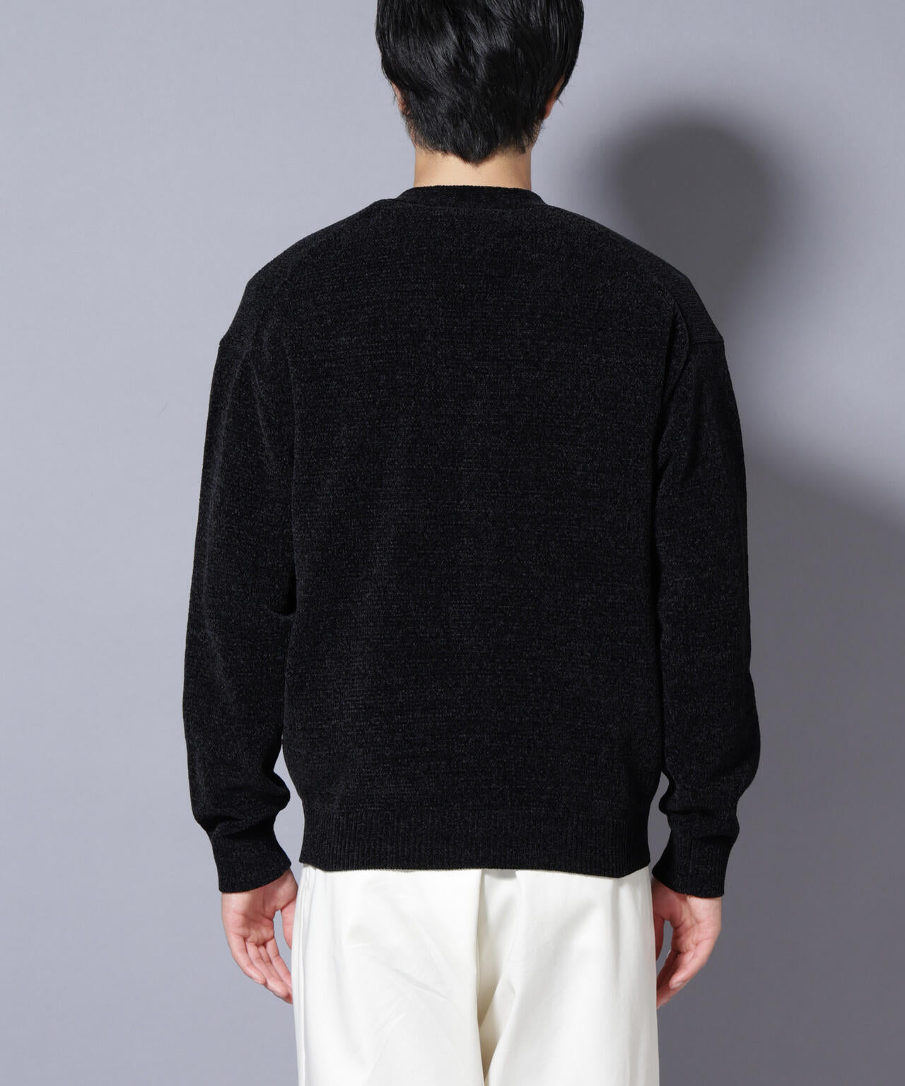 ナノベアモールニットカーディガン