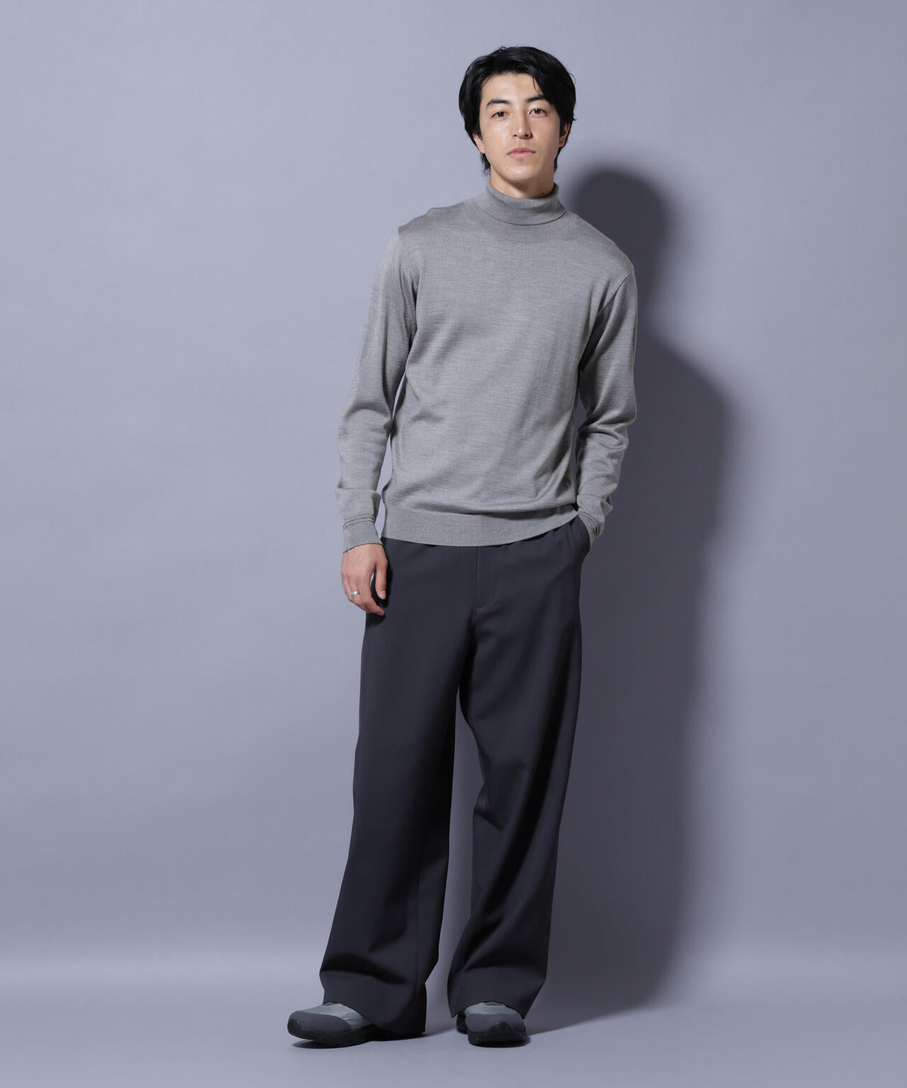 43ブレインタートル タスマニアミックスタートルニット