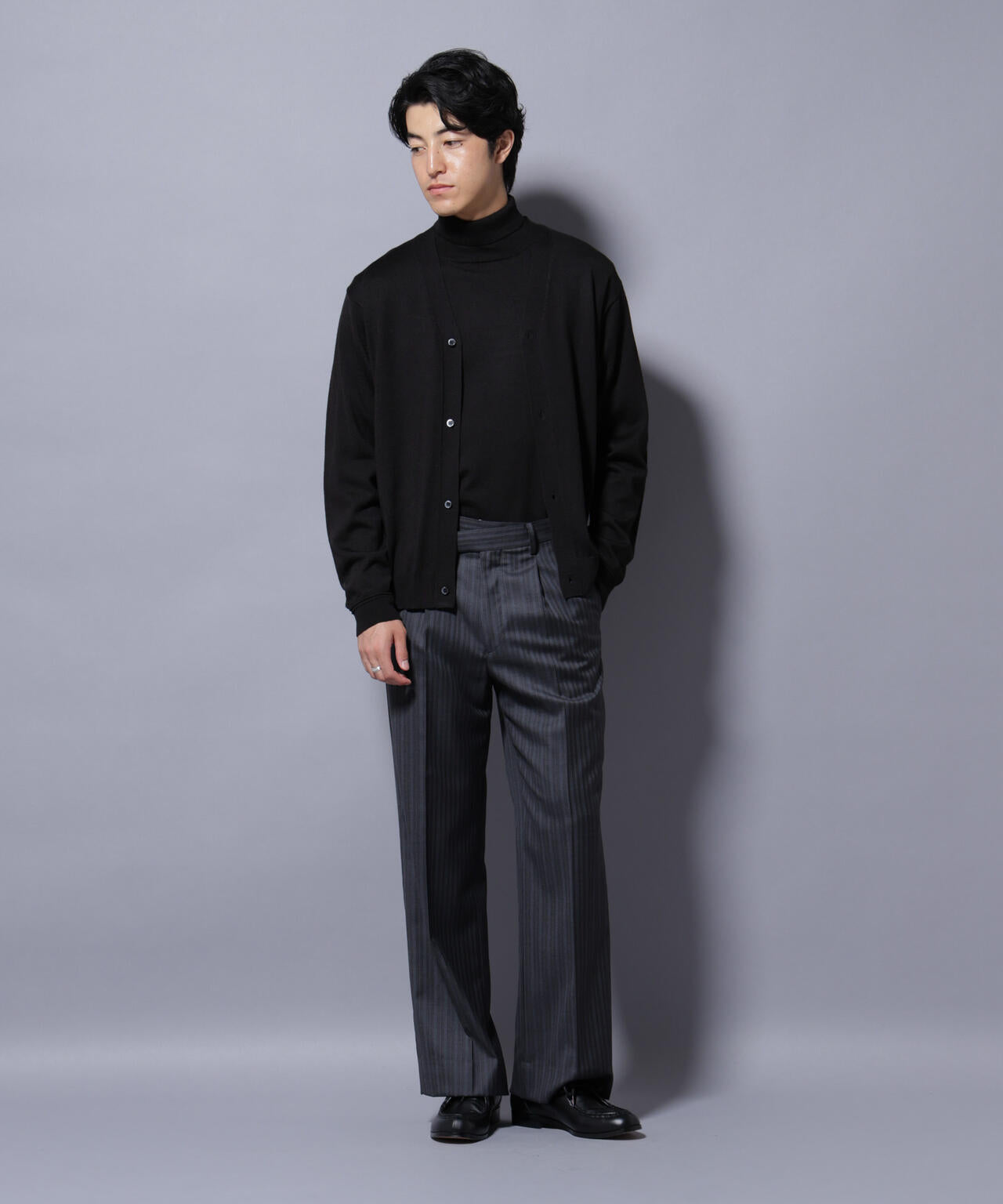 タスマニアミックスベーシックカーディガン