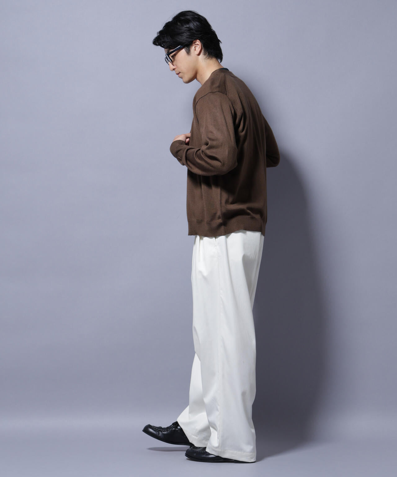 タスマニアミックスベーシックカーディガン