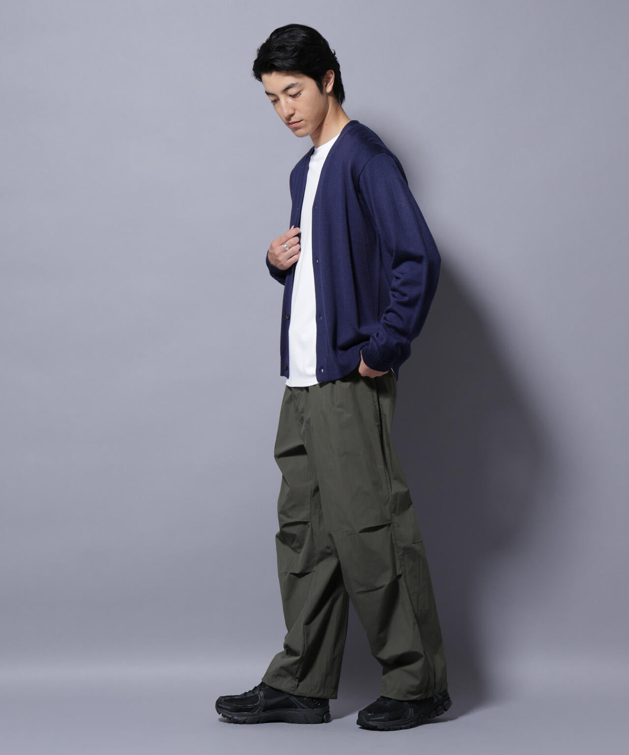 タスマニアミックスベーシックカーディガン