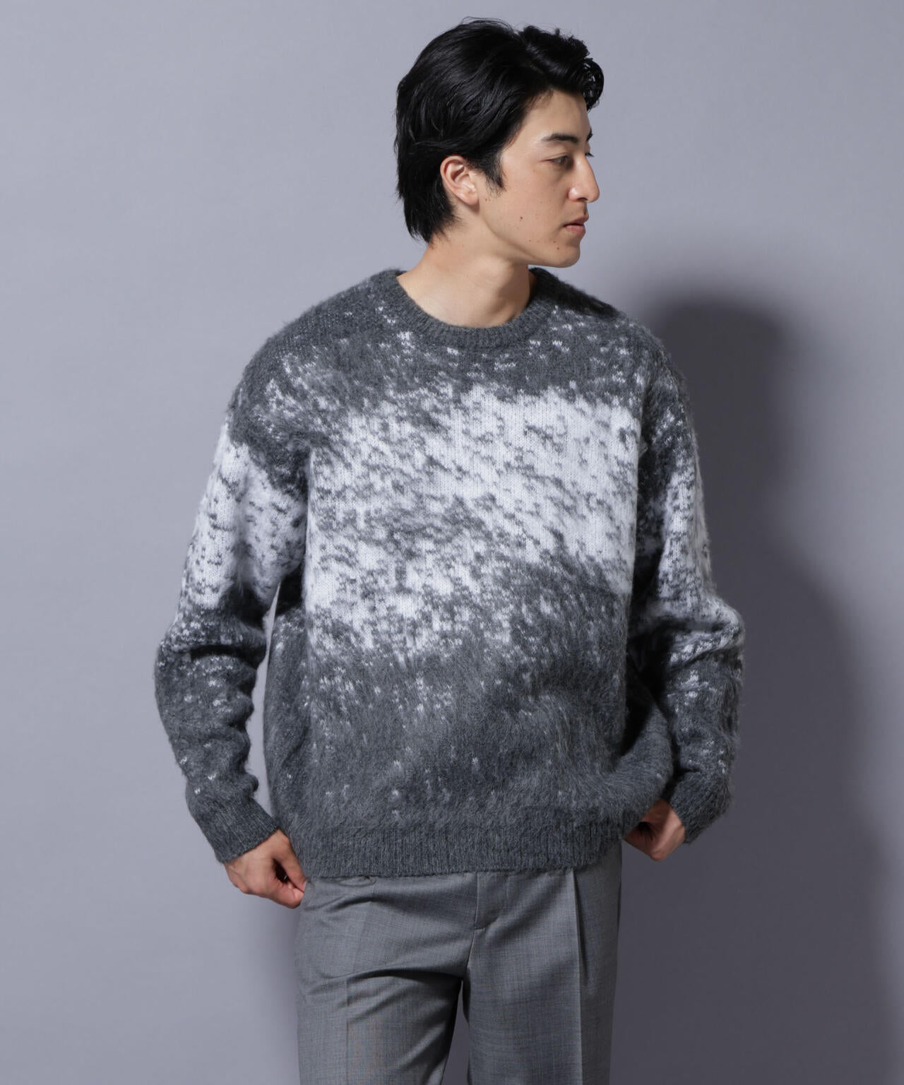 UNTITLED シックスツイストクルーネックニット　厚手　XL　未使用品 ブラック ツイスト クルーネック セーター | Marni