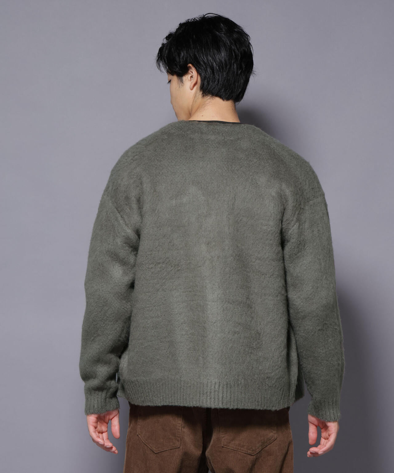 モヘヤライクニットカーディガン